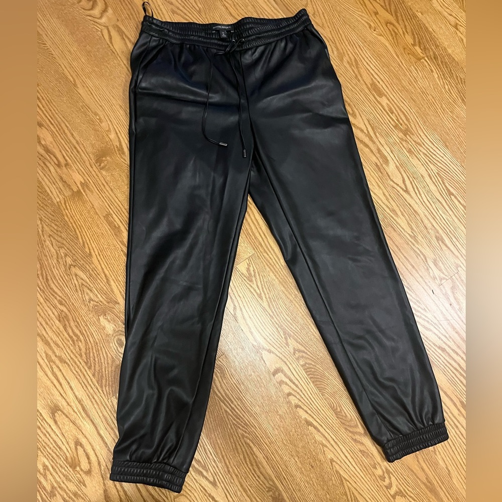 Banana Republic Faux Leather Jogger M Tall